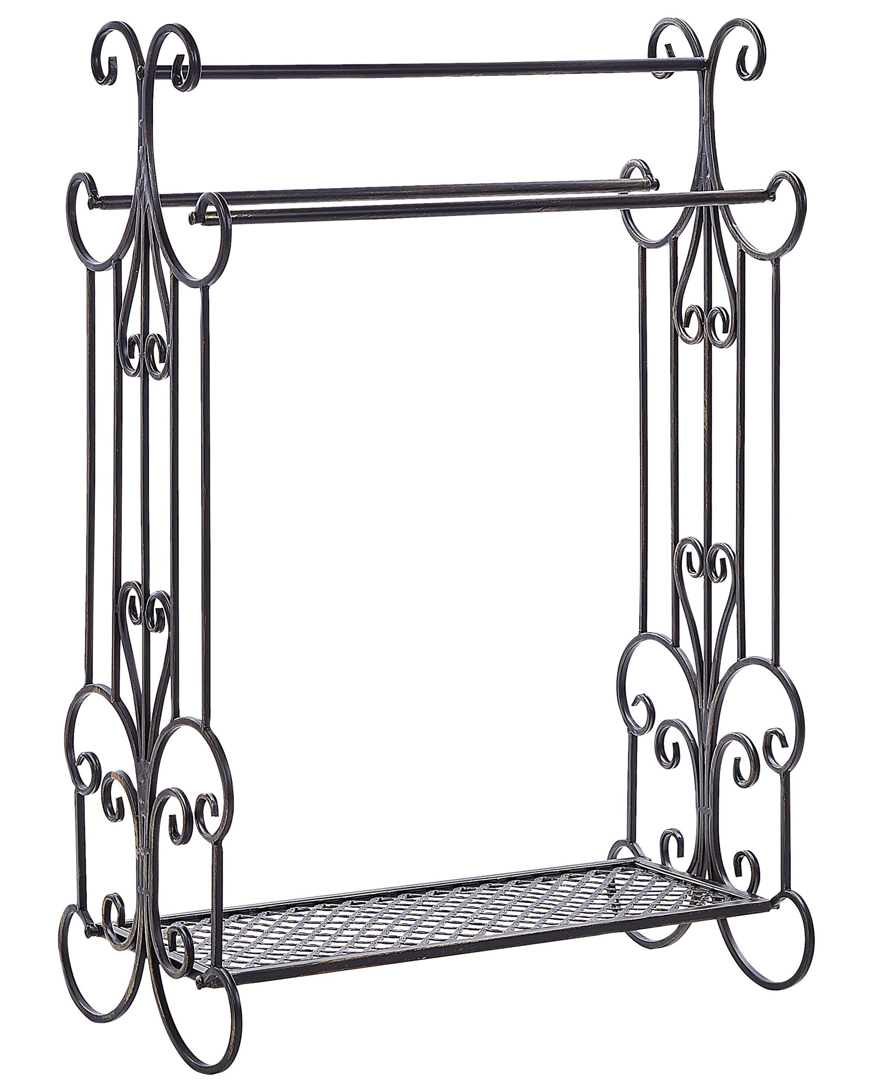 Towel Stand GLADIS Metal Black