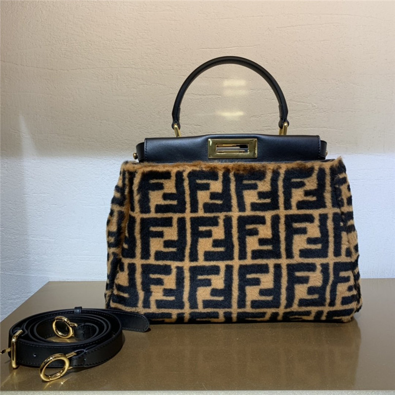 FENDI peekaboo FF fur bag - Replicaclubs