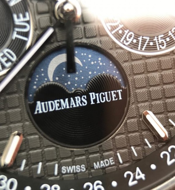 Replica Audemars Piguet JF Royal Oak 41mm 26574 SS Black Textured Dial A5134 - Top club