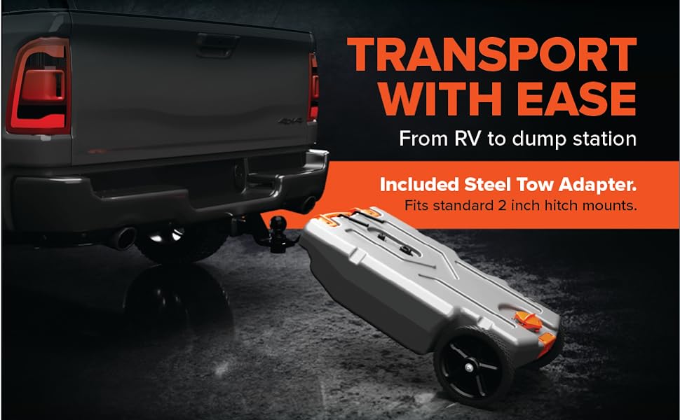 rhino tote tank; tote tank; camco tote tank; rv tote tank; tote tank for rv