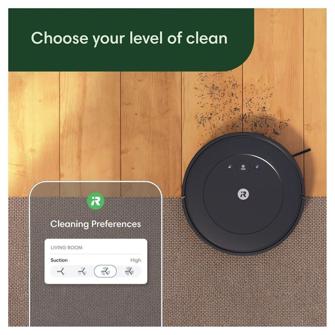 iRobot Roomba Vacuum 2 Essential Robot with AutoEmpty Dock, 3 Suction Levels, Latest Floor Tracking Sensors, and Compact Design (Black)