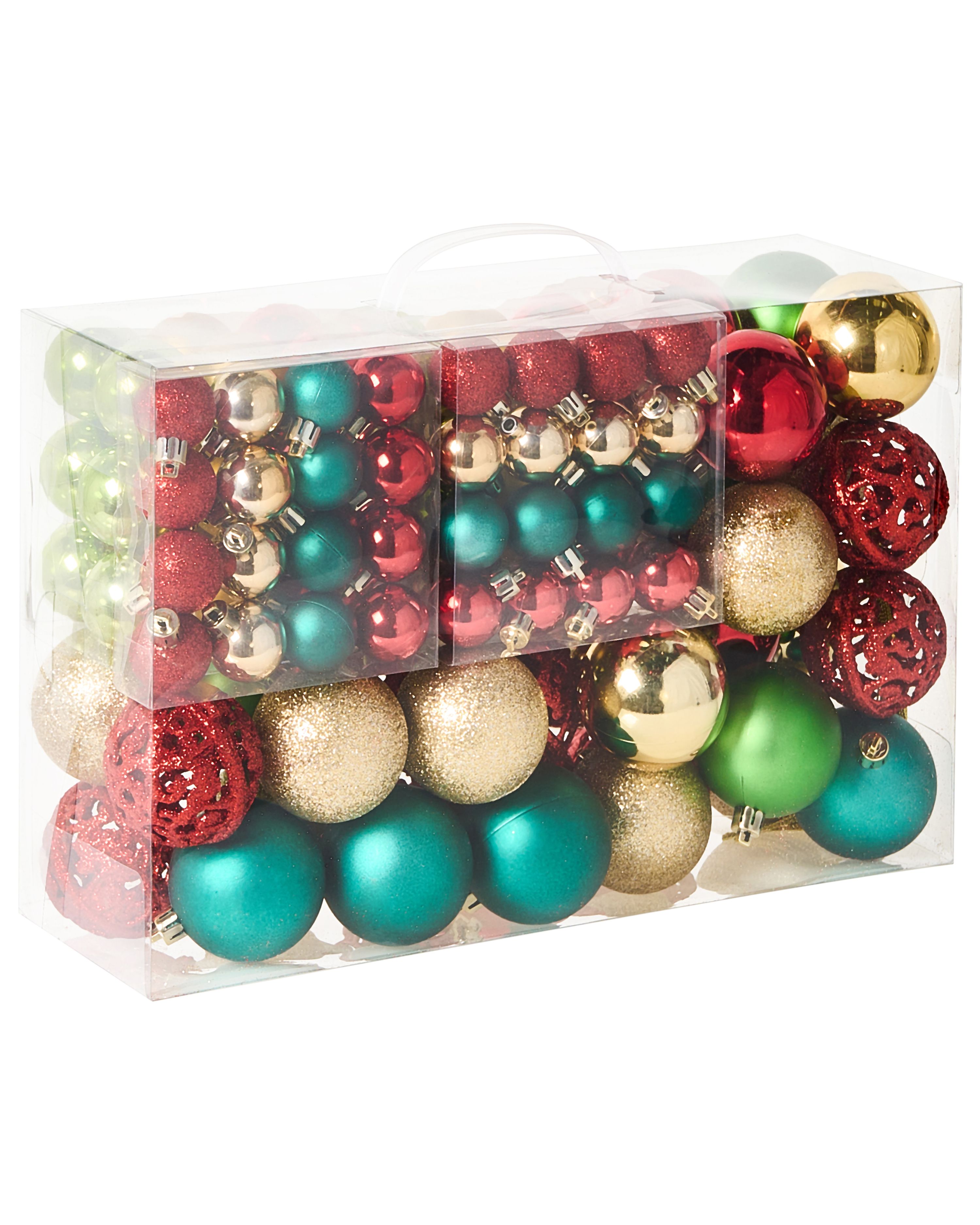 Set of 100 Baubles VANERN Multicolour