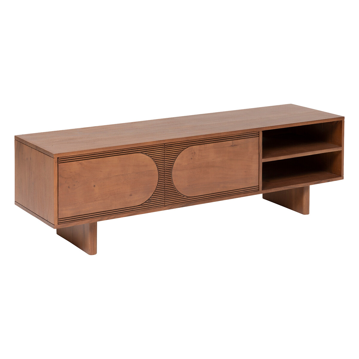 2-door TV unit "Nanda" Brown, 147x45.5x40 cm
