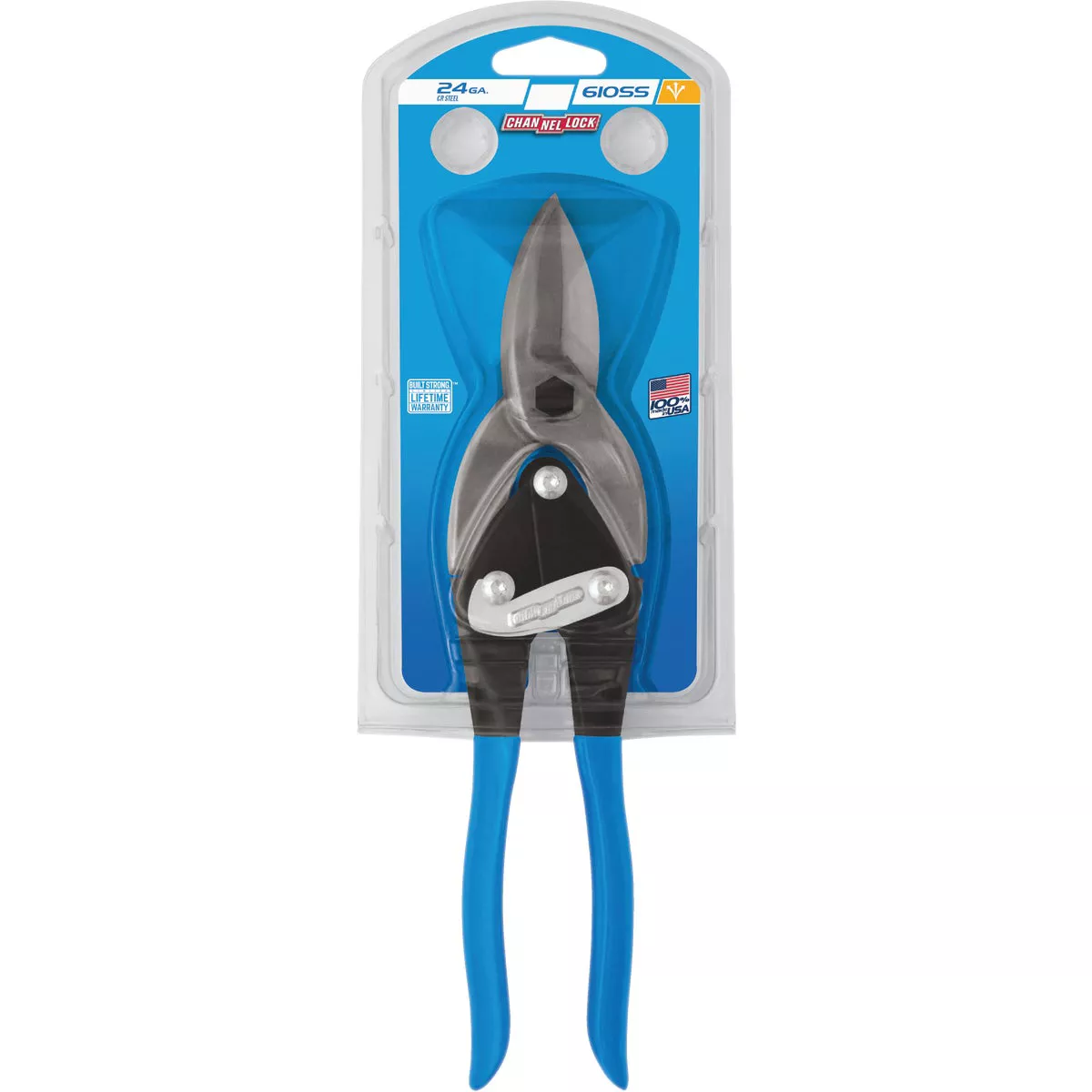 Channellock 10 In. Utility Aviation Straight Snips