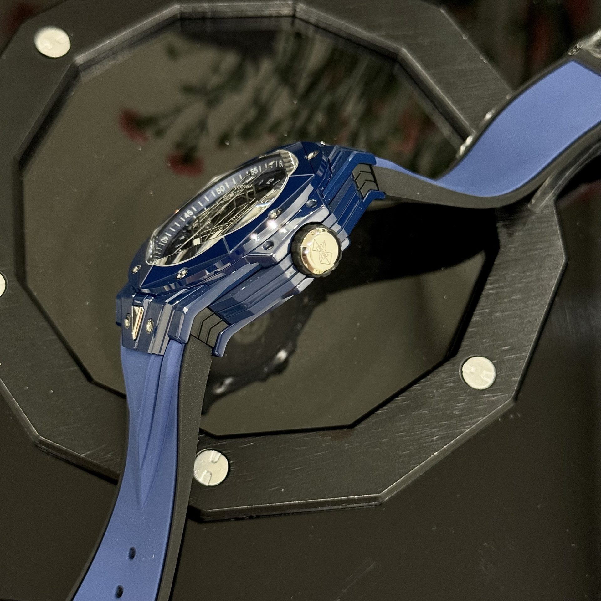 Hublot Replica 1:1 Watch Big Bang Sang Bleu ll Blue Ceramic Case Factory BBF 45mm - Top club