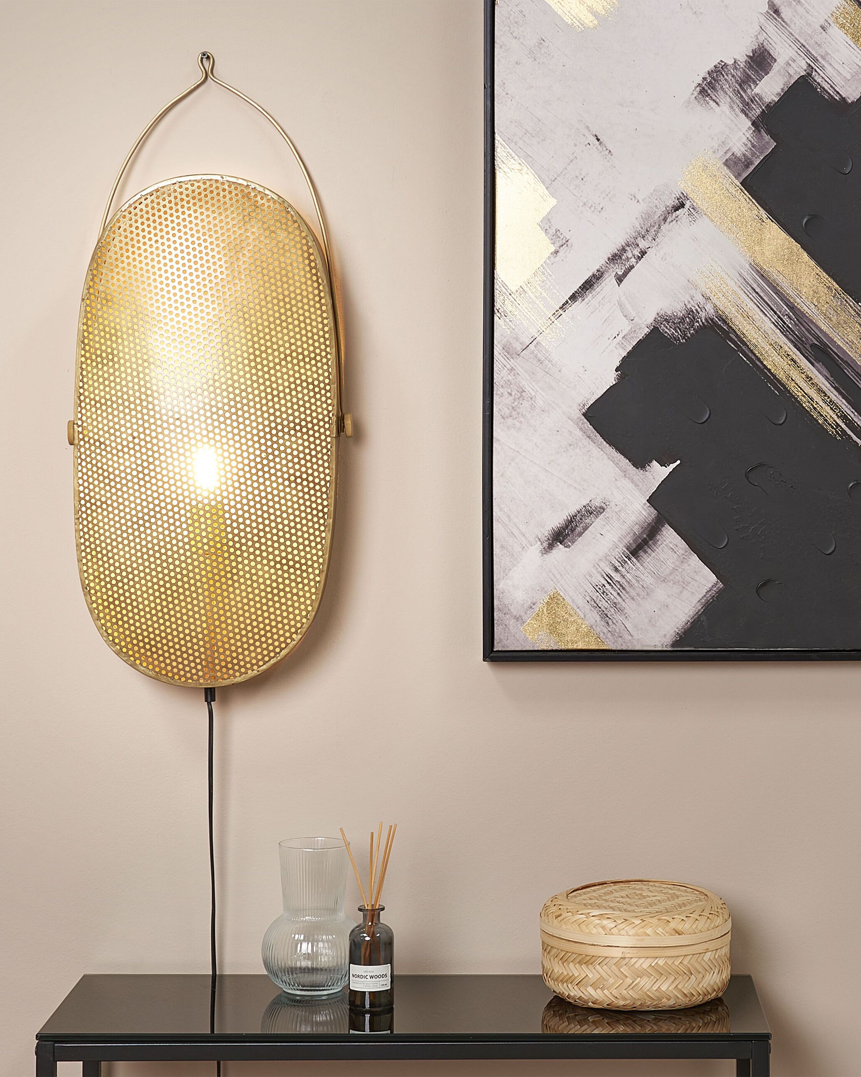 Wall Lamp KUNTHI Metal Brass