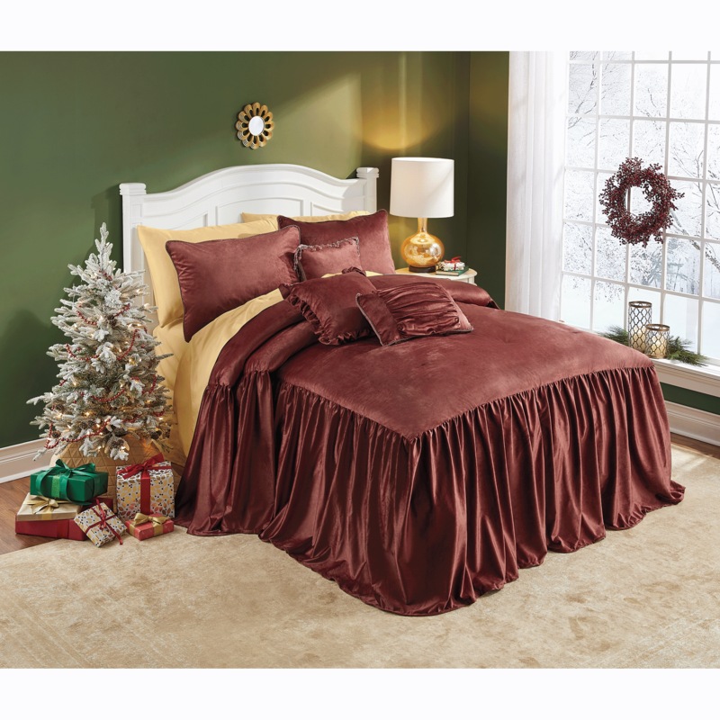 Sterling Velvet 6-Piece Bedspread Set - MIDNIGHT VELVET CATALOG