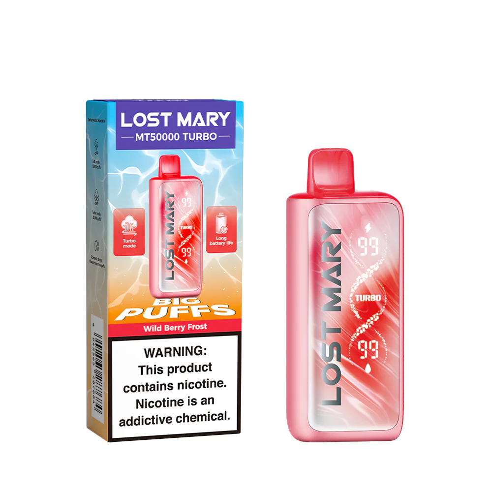 LOST MARY MT50K Turbo ładowalny jednorazowy e-papieros (wszystkie smaki)
