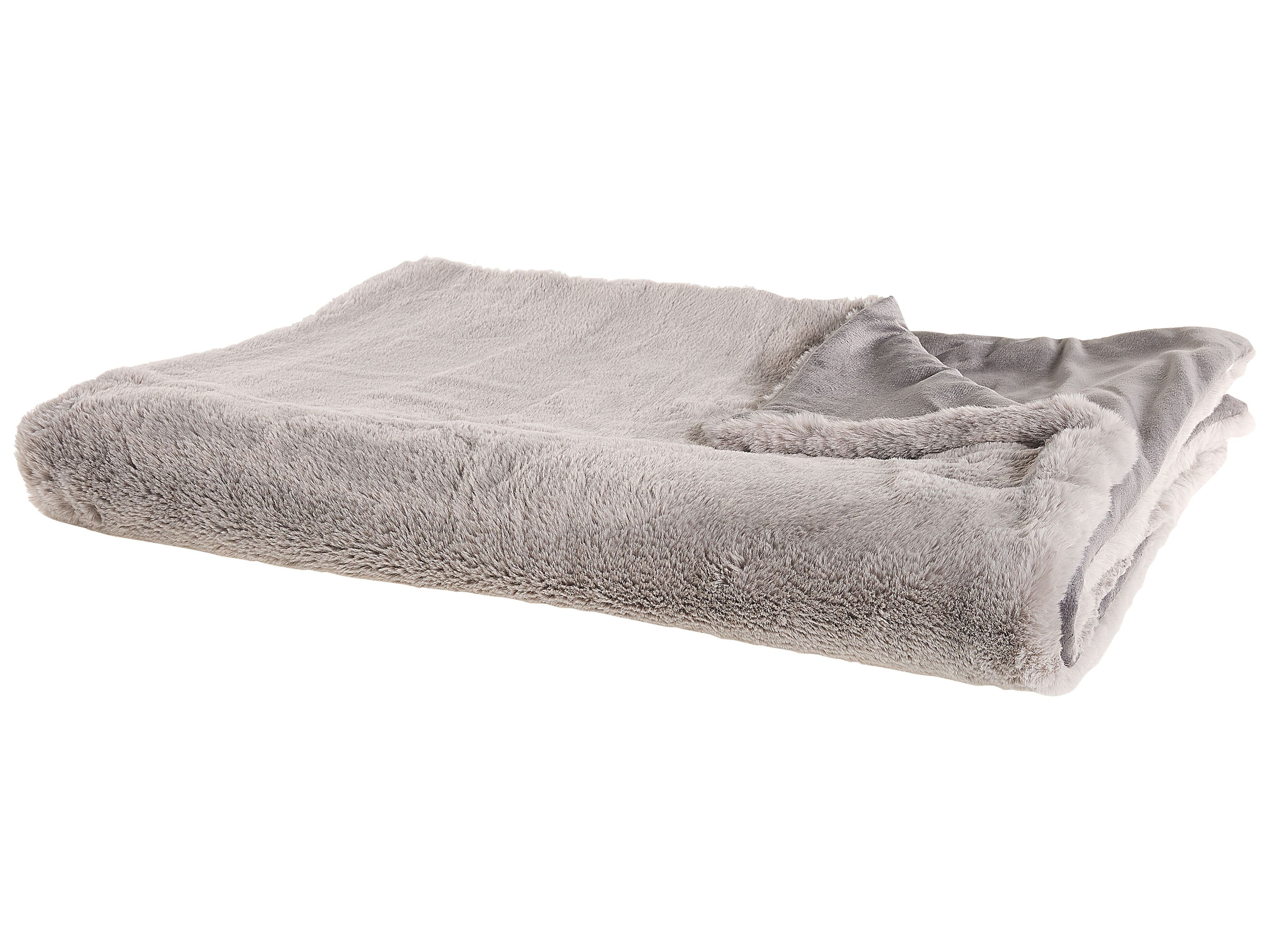 Blanket CHAAB 200 x 220 cm Light Grey