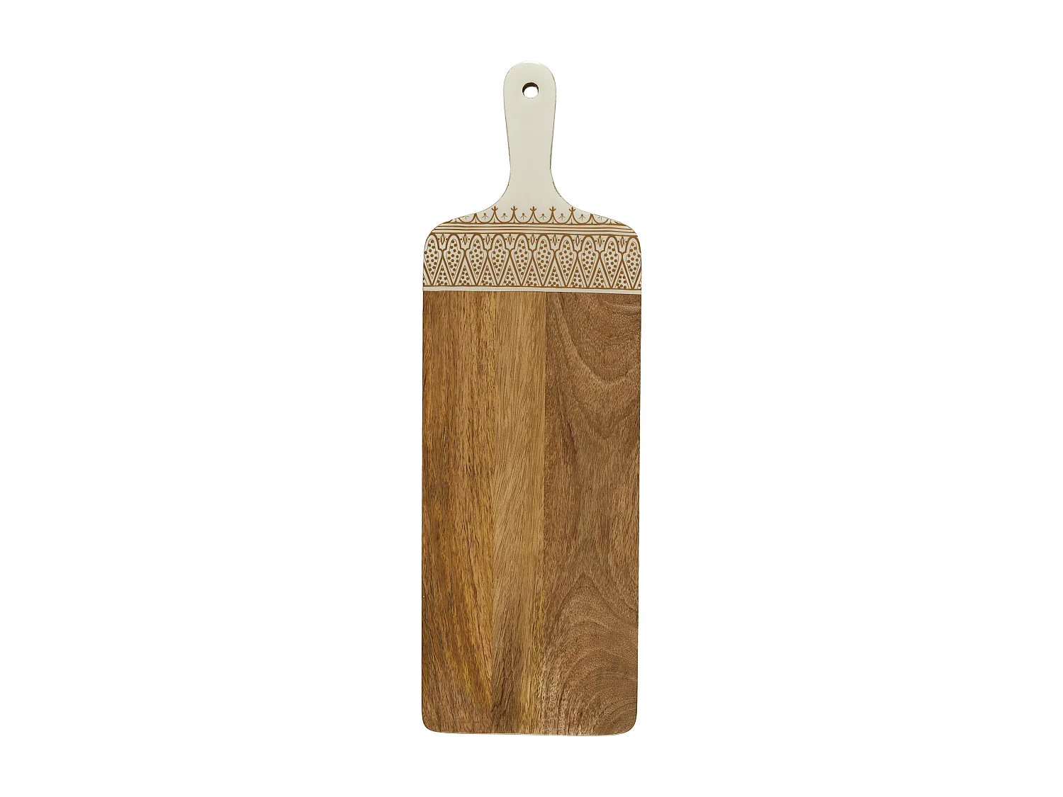Planche de Présentation - HOME DECO FACTORY - Dune - Bois de Manguier - Motif Terracotta - 58 cm