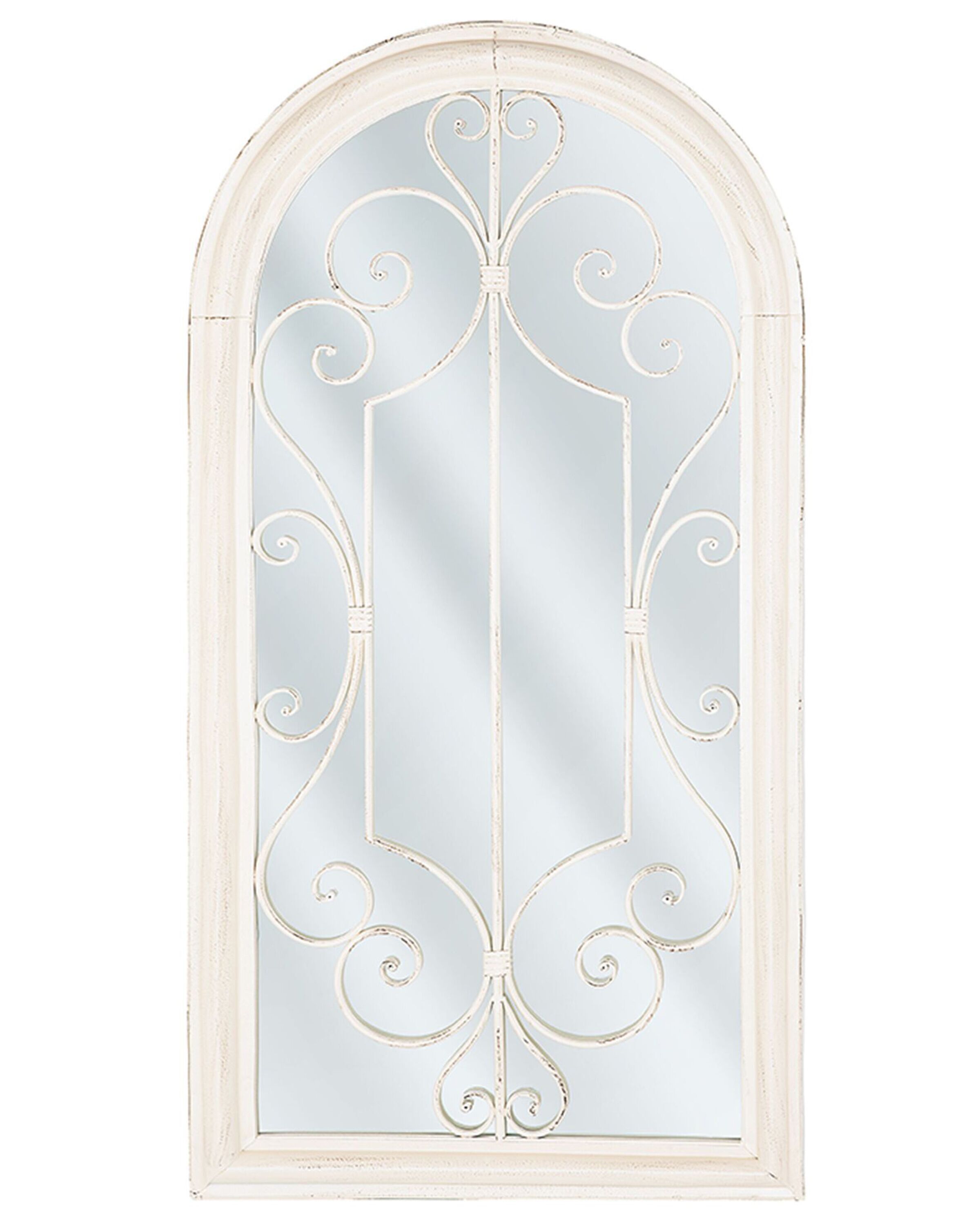 Wall Mirror CAMPEL 49 cm 97 cm Metal Off-White