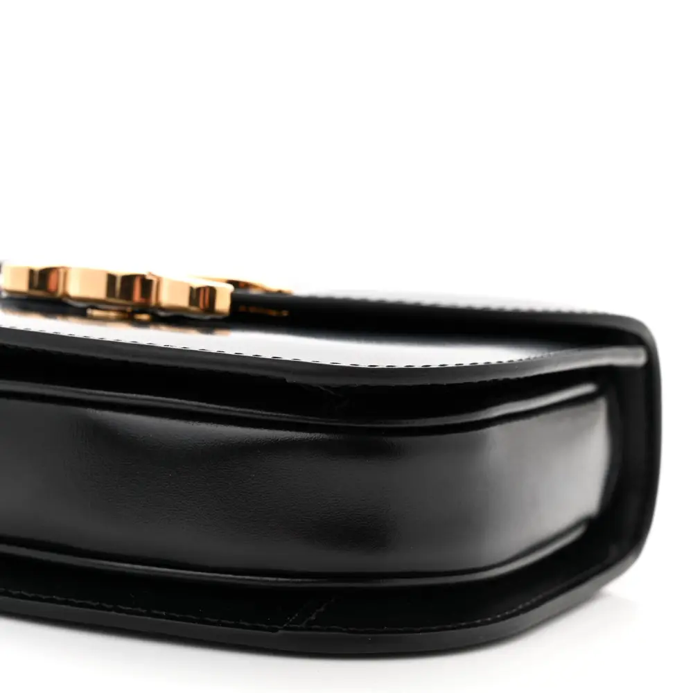 Celine Triomphe Mini Besace Replica in Shiny Calfskin Leather1:1High-quality replica