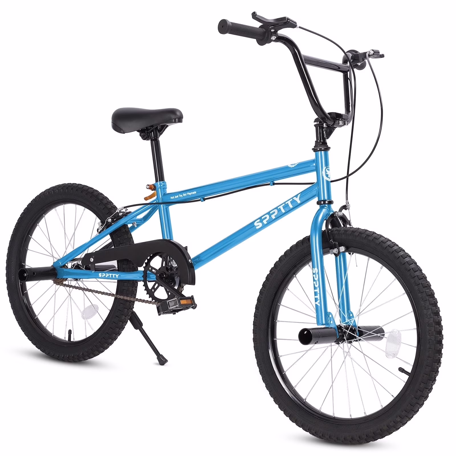 SPPTTY 20" Freestyle BMX Bike with 4 Pegs,Kids Bicycle for Teen Beginner, Age 7-14 Years,Multicolor - Image 5