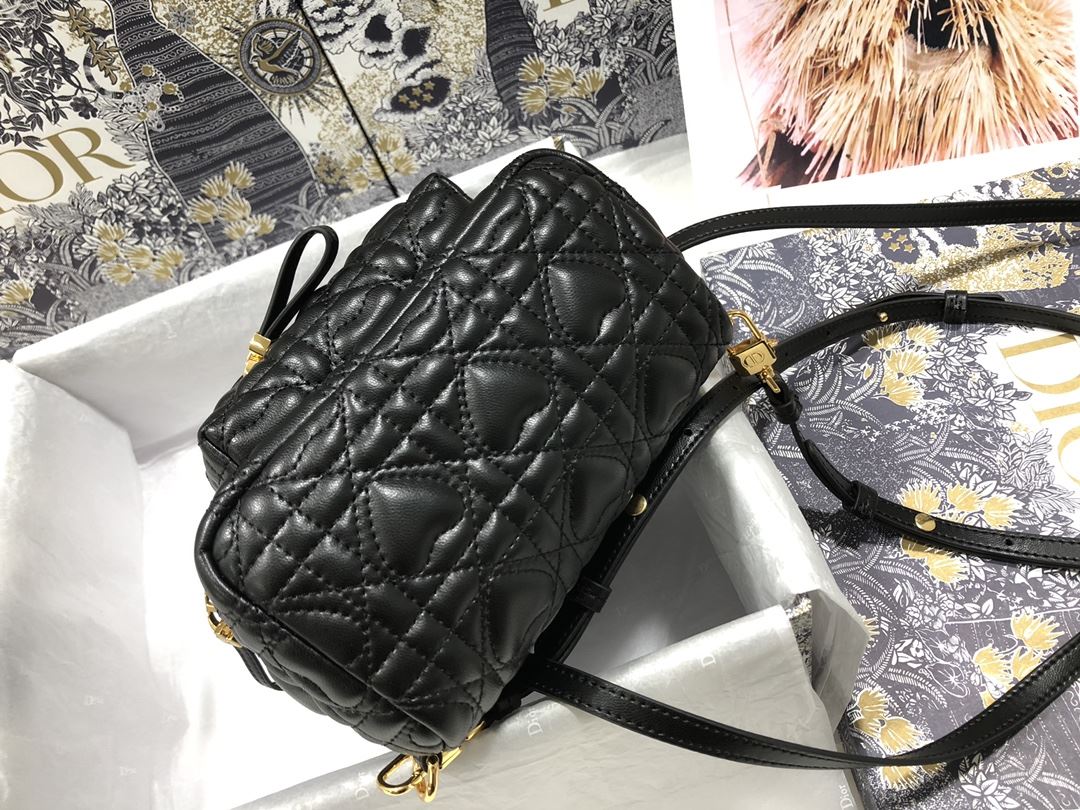 Mini Dior Backpack Heart White/Red Black For Women‎ 8 in/ 21 cm CD1:1High-quality replica