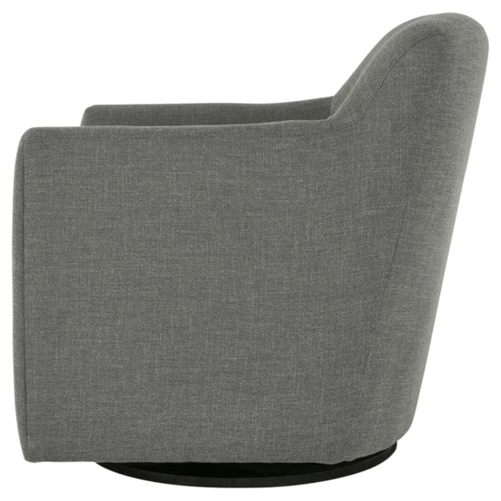 Signature Design by Ashley Bradney Beige Swivel Accent Chair - Image 11