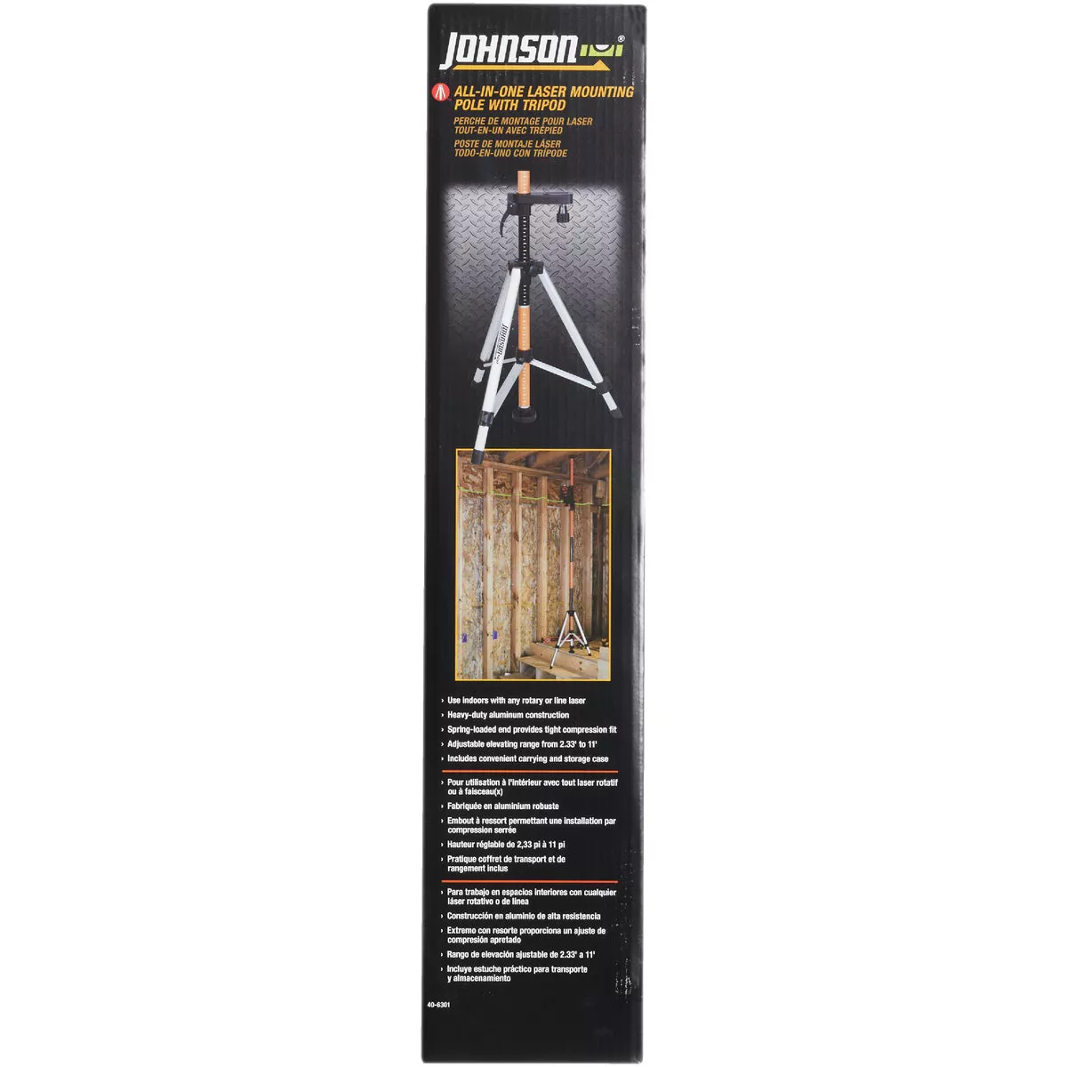 Johnson Level 11 Ft. Adjustable Laser Pole with Tripod
