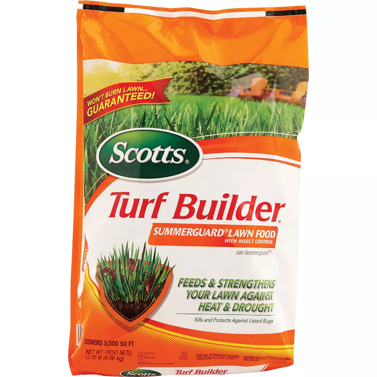Scotts Turf Builder SummerGuard 13.35 Lb. 5000 Sq. Ft. Lawn Food with Insect Control