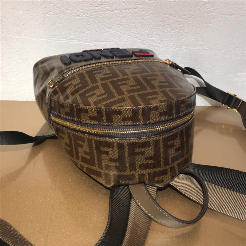 Fendi Black FF Backpack - Replicaclubs
