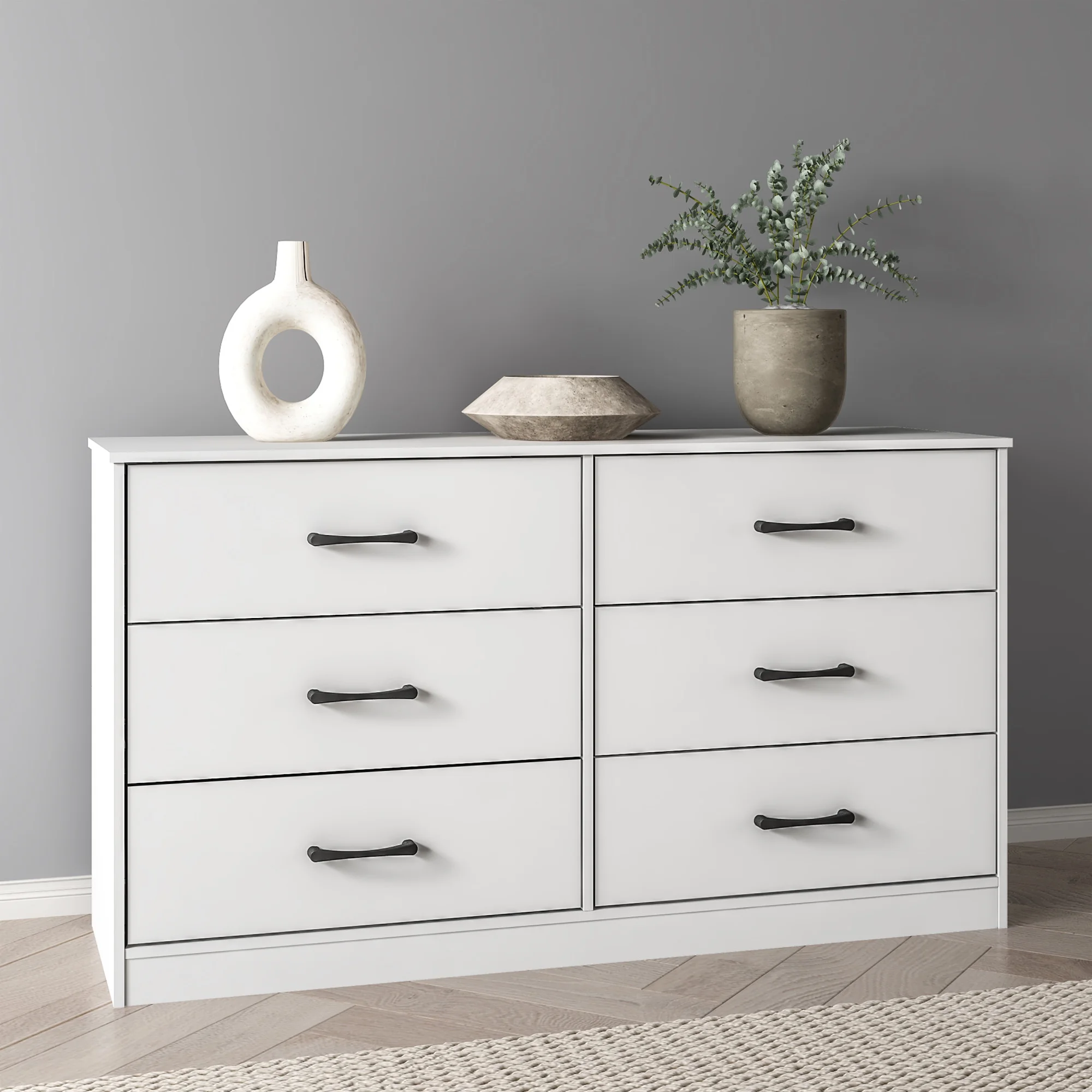 Mainstays Ardent 6 Drawer Dresser, White - Image 4
