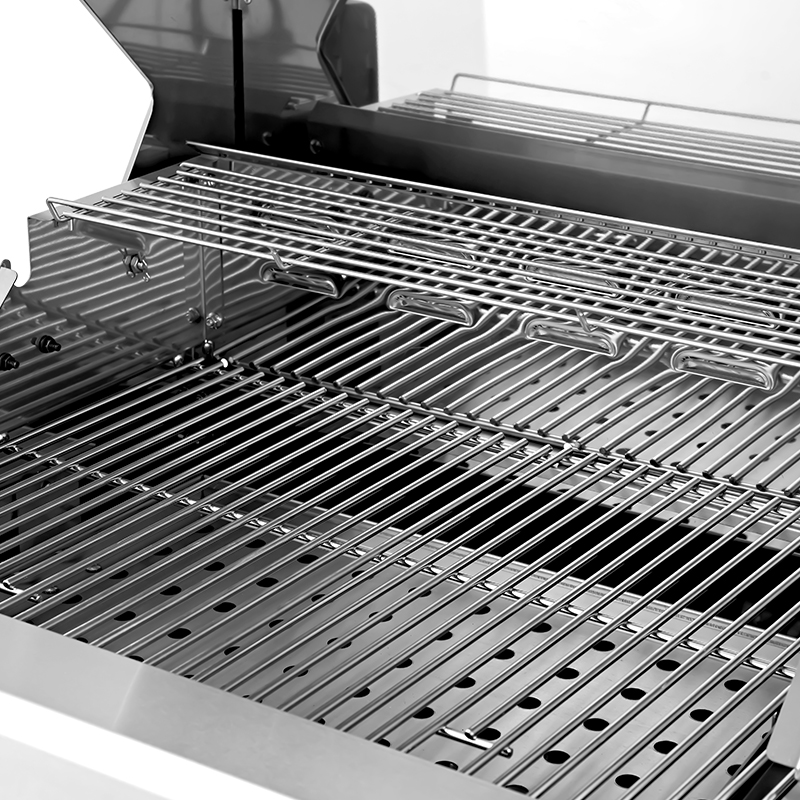 Charcoal BBQ Grill Premium Modern Korean Style Heavy Duty Stainless Steel 304 Trolley Flame Safety Device CE Certified