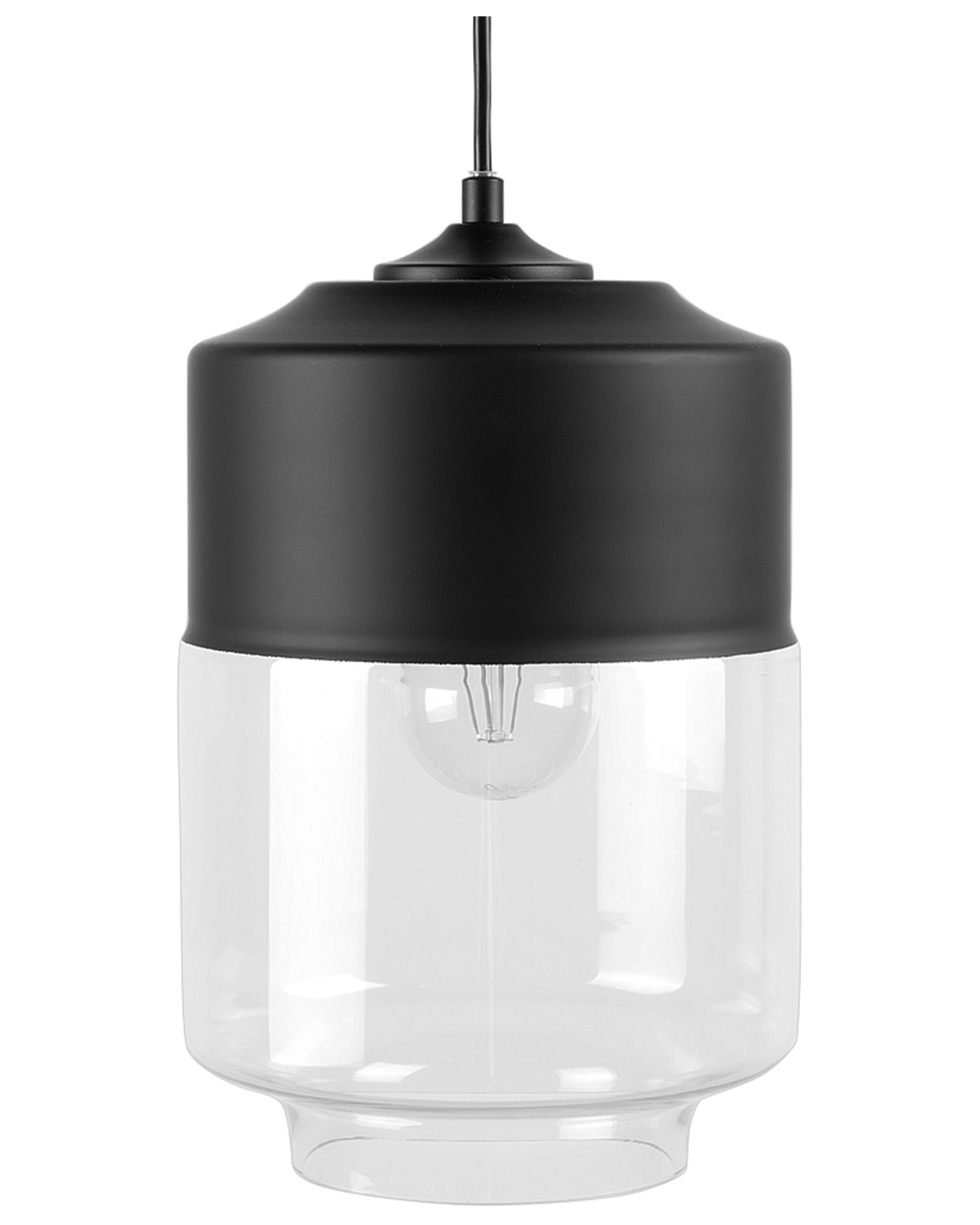 Pendant Lamp JURUA Glass Black
