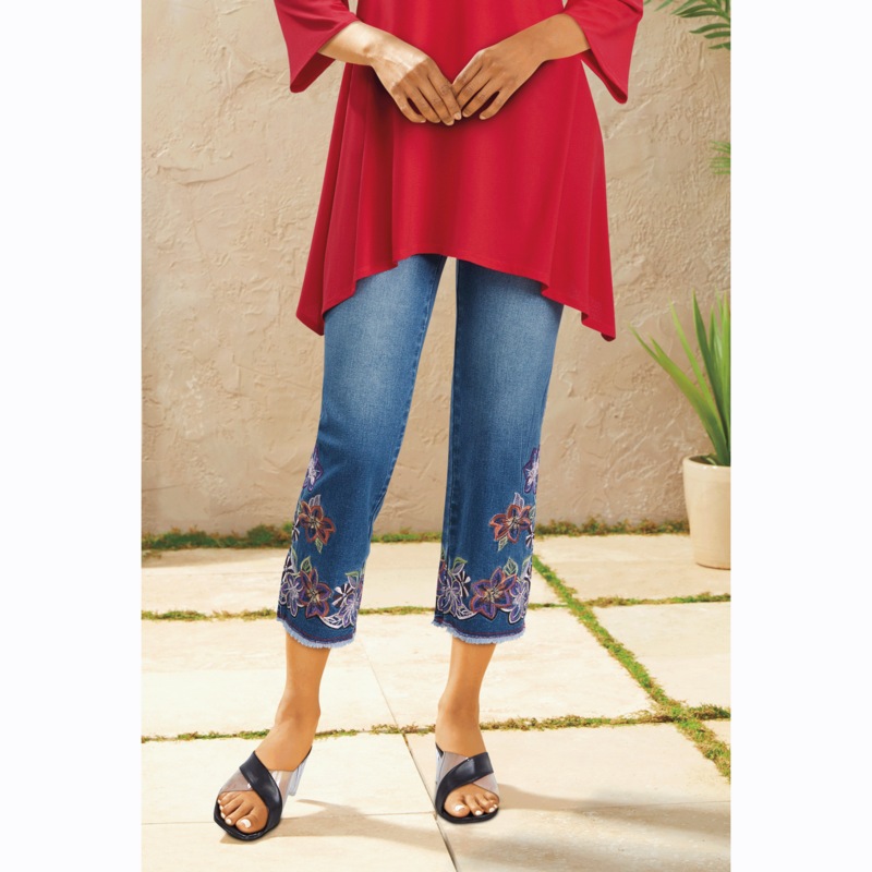 Felicity Flower Jean - MIDNIGHT VELVET CATALOG