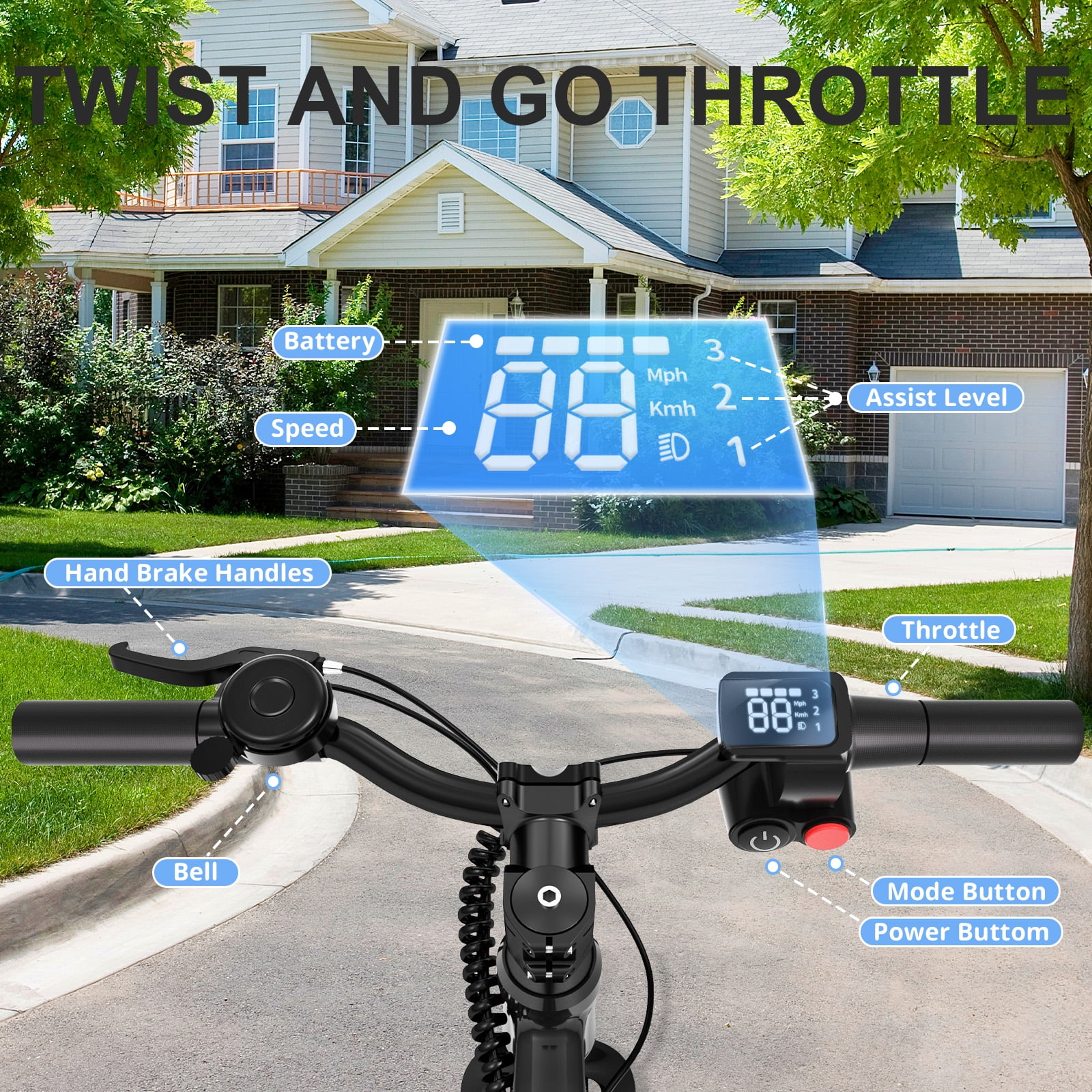YunTopKids Electric Balance Bike for Kids, 150W Electric Bike for Kids with12 inch Pneumatic Tire, Adjustable Seat, Up to 5.6 Miles Electric Bike for Kids Ages 3-5,Black - Image 11