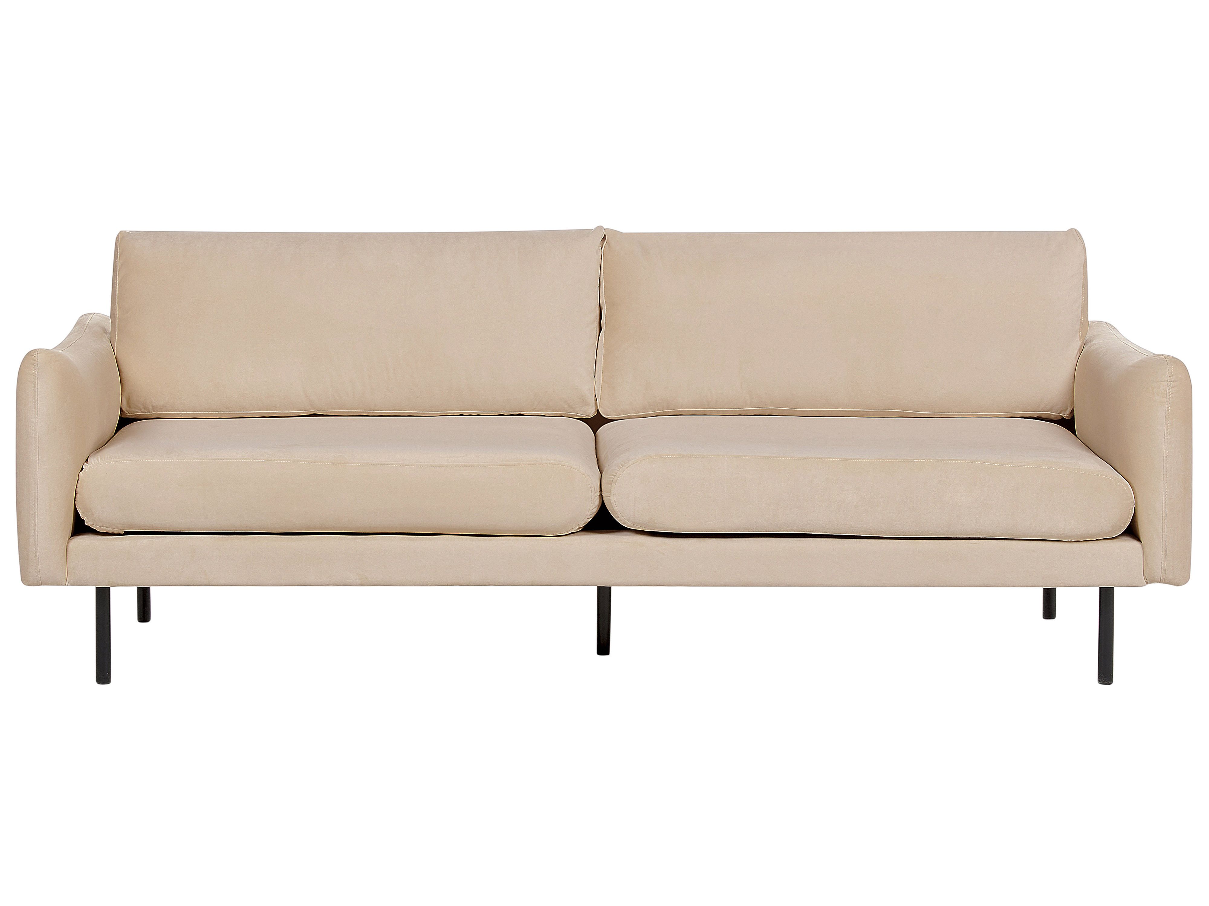 Sofa 3 Seater VINTERBRO Velvet Beige
