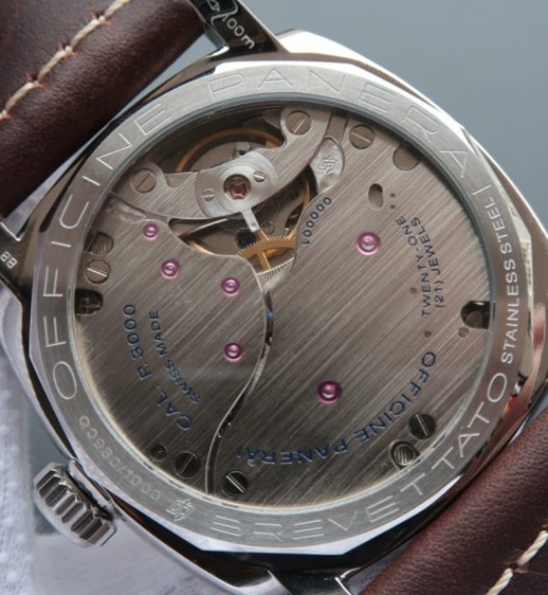 Replica Panerai PAM587 Thick Brown Leather Strap P.3000 Super Clone - Top club