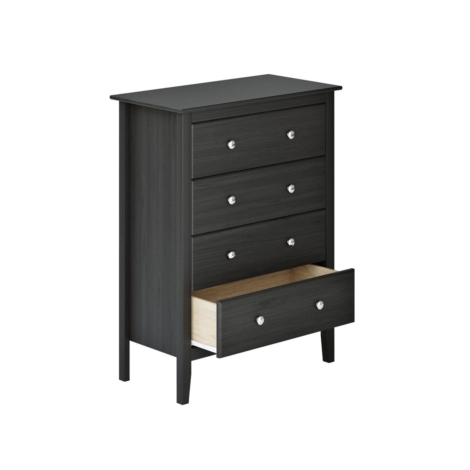 Adeptus Solid Wood Easy Pieces 4 Drawer Chest of Drawers - White - Image 10