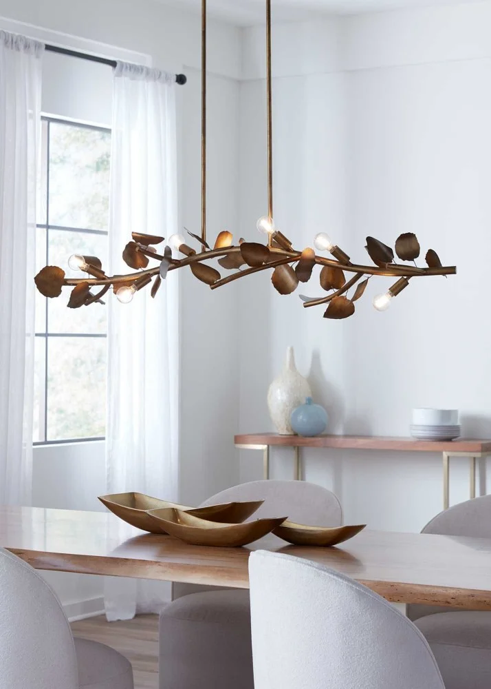Progress Lighting - Laurel - 7 Light Linear Chandelier In Modern Style-9.5