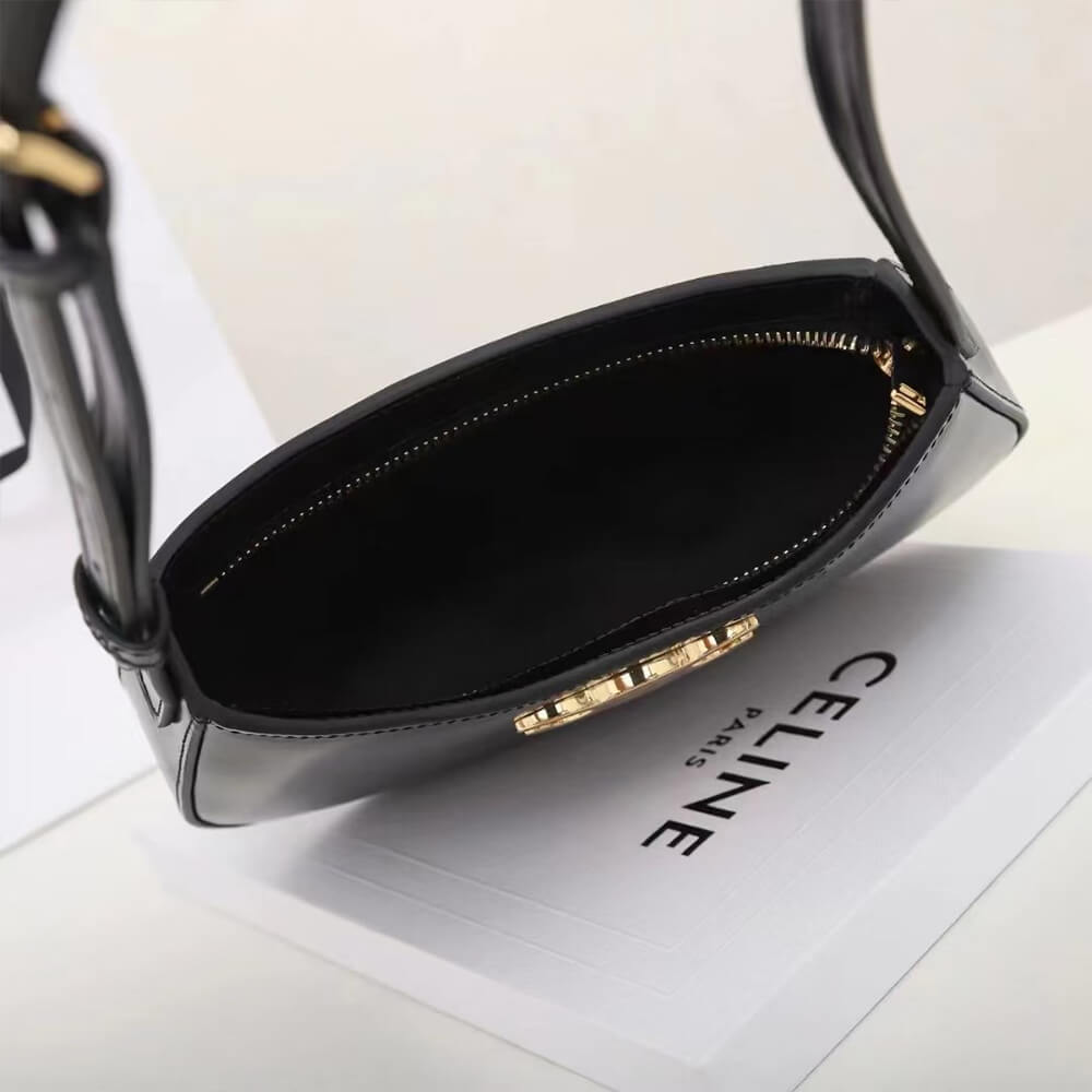 CELINE MEDIUM TILLY BAG in shiny calfskin1:1High-quality replica