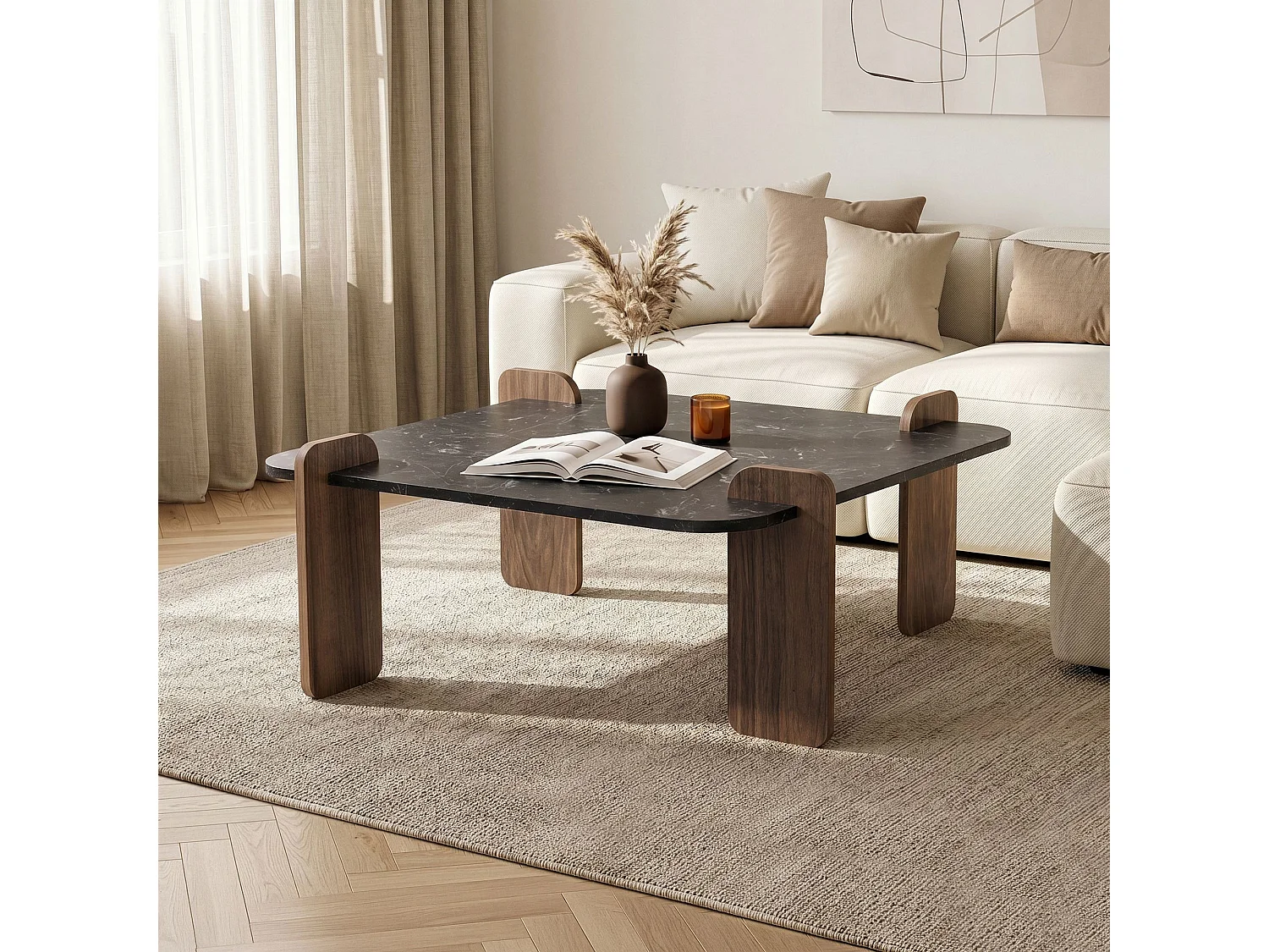 Table basse en bois 