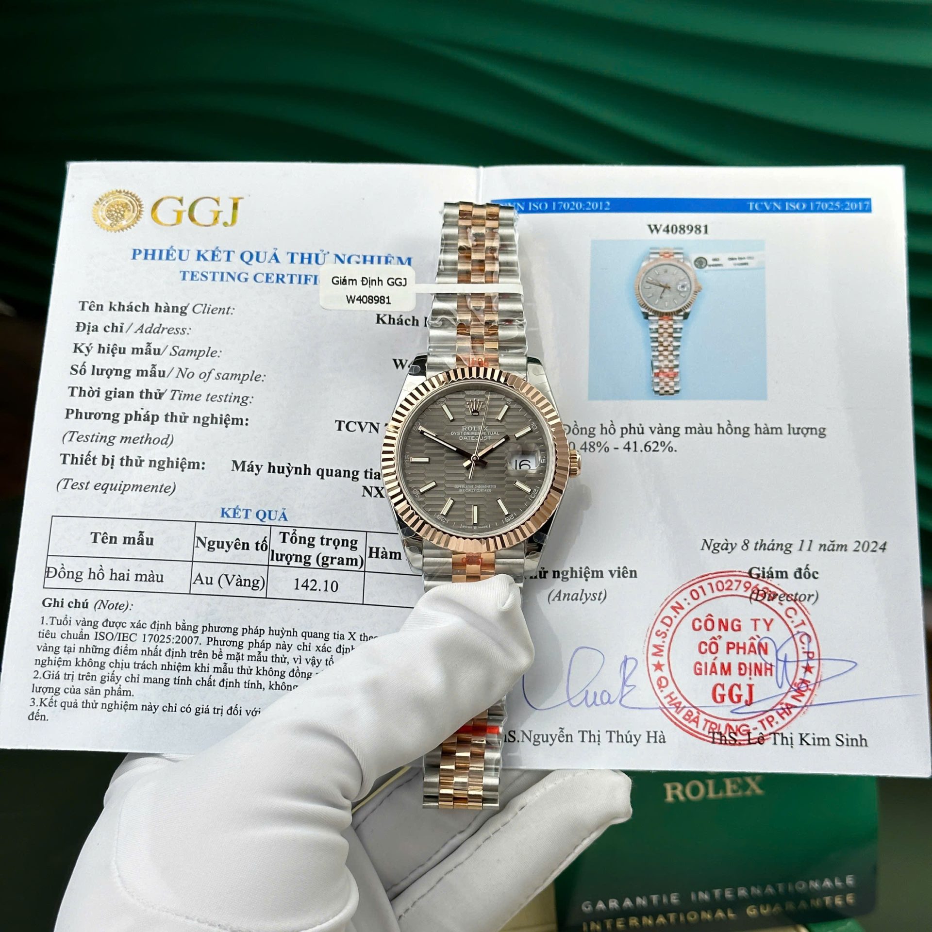 Rolex DateJust 126331 Gold Wrapped Gray Fluted Dial Replica Watches GM Factory V5 41mm - Elite Watch Atelier