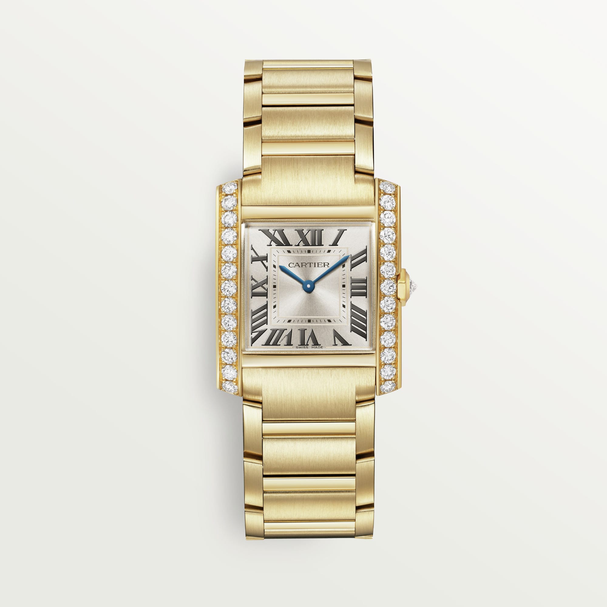fake cartier watch Tank Francaise medium model quartz movement(1:1 replica) - Elite Watch Atelier