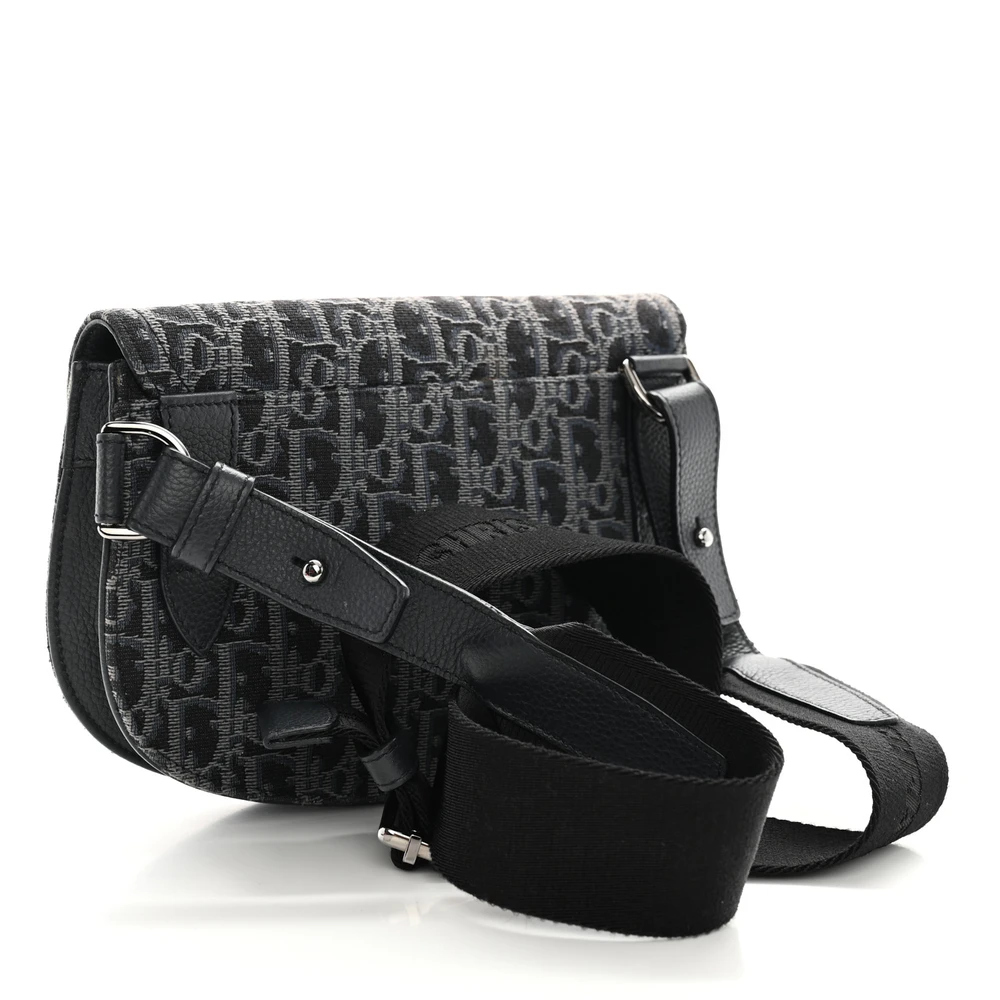 Replica Dior Saddle Bag in Blue Oblique Canvas | Mirror Quality1:1High-quality replica