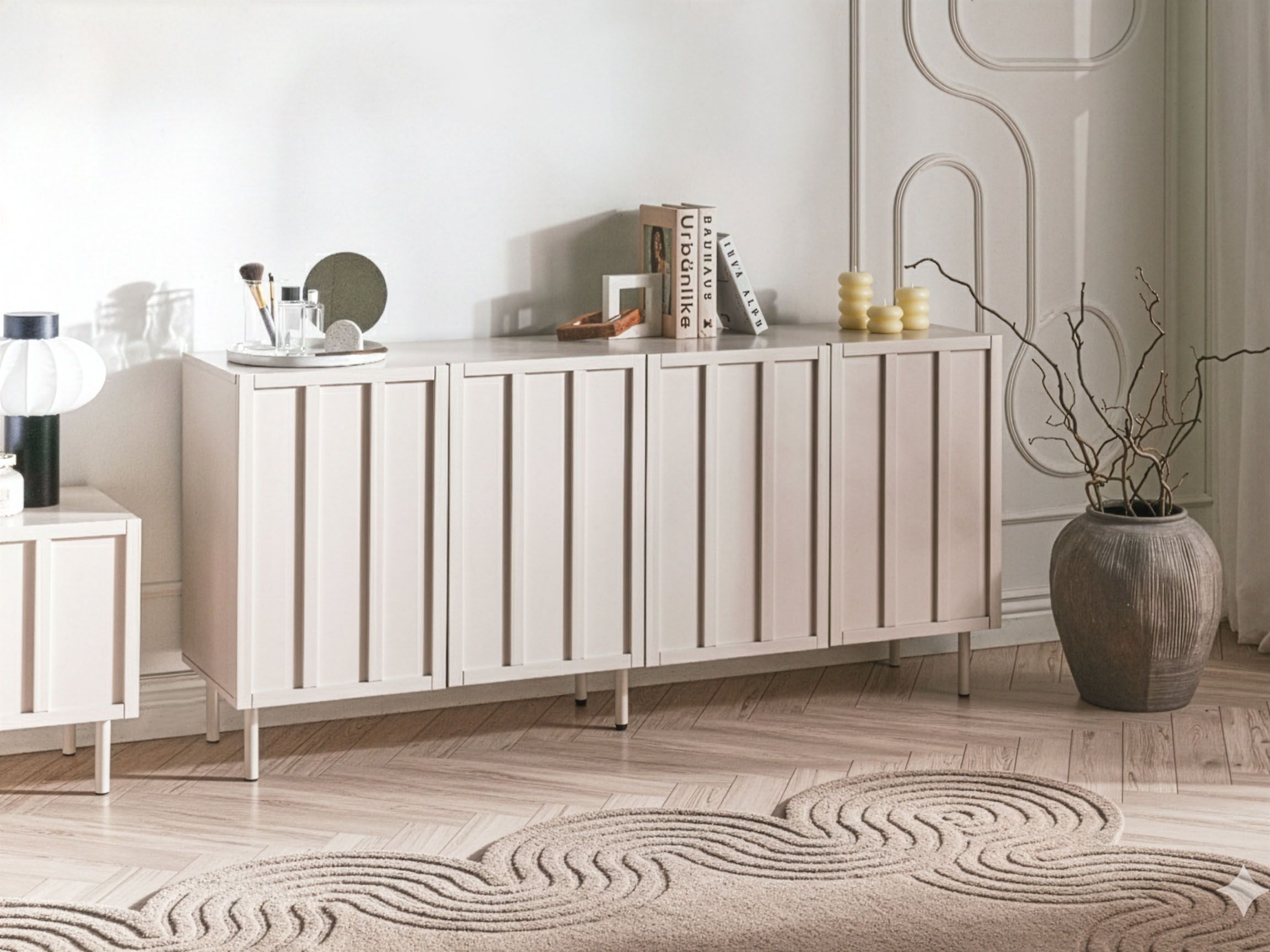 Sideboard CLUNES Light Beige