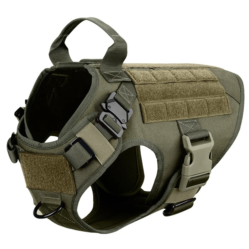 GuardPaw | Tactisch Hondharnas en Leash Set