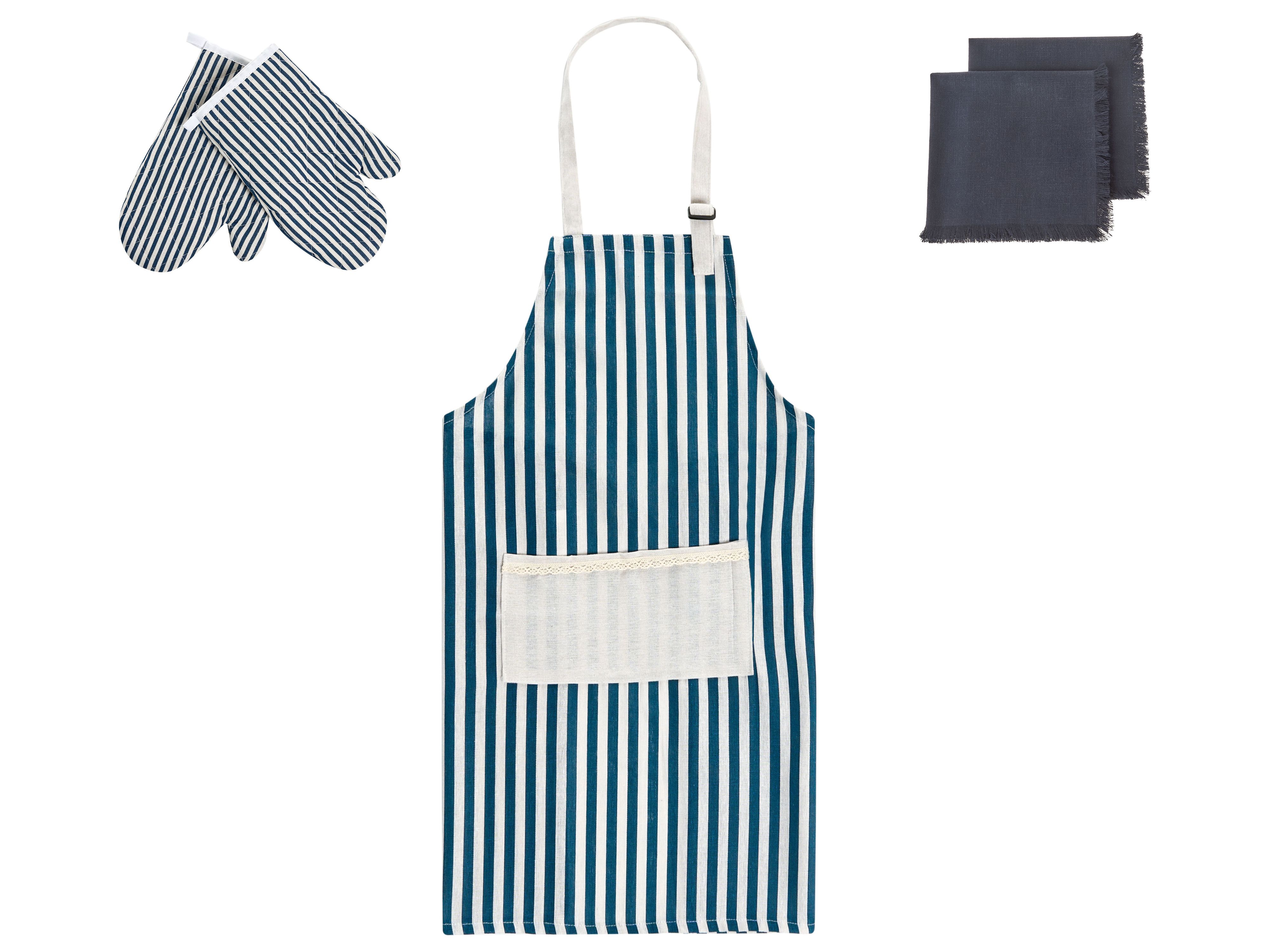 Kitchen Textiles Set CUCUMIS Blue