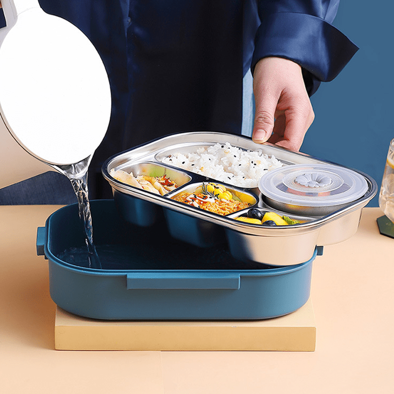ThermoBox - Lunchbox met Soepkom en 4 Compartimenten