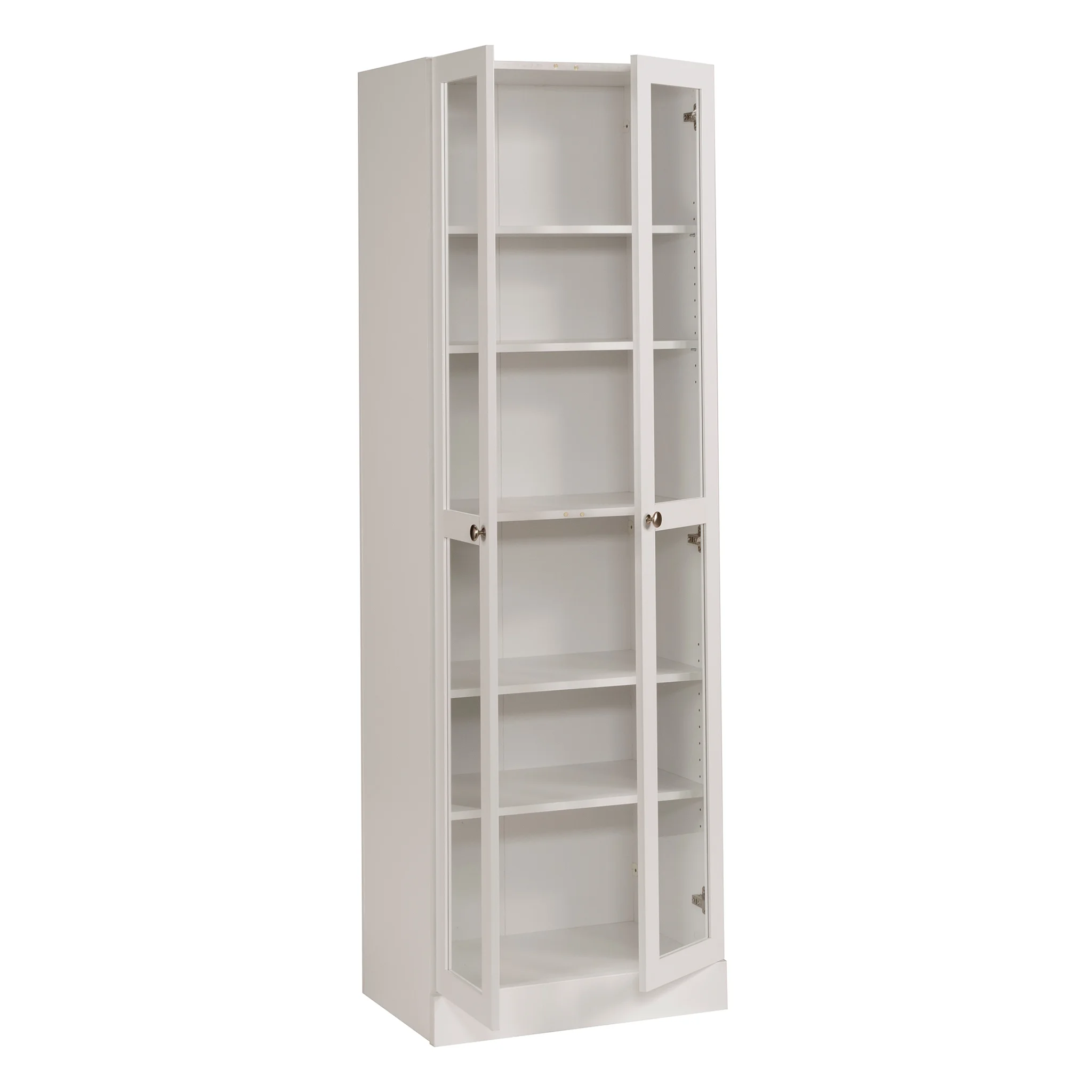 Mainstays Glass Door Storage Bookcase, Black Finish - Image 29