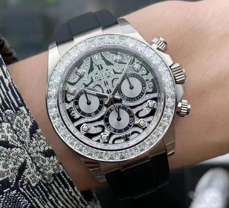 Rolex Daytona Eye of the Tiger White Gold 116589TBR(1:1 replica) - Elite Watch Atelier