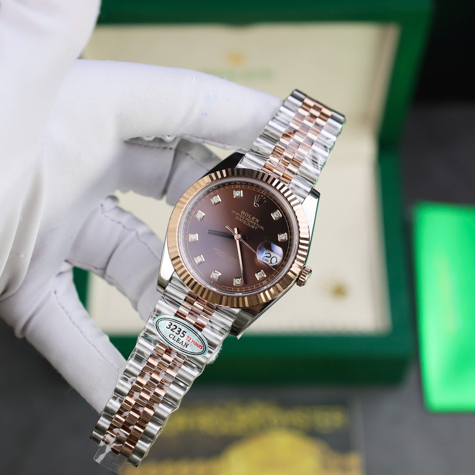 Rolex DateJust 126331 Replica 11 Watches Dial Chocolate Clean Factory 41mm - Elite Watch Atelier