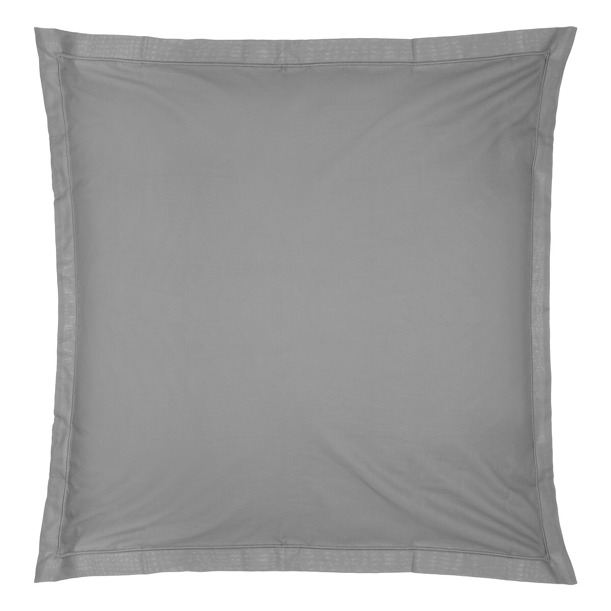 Pillowcase, cotton Grey, 63x63 cm