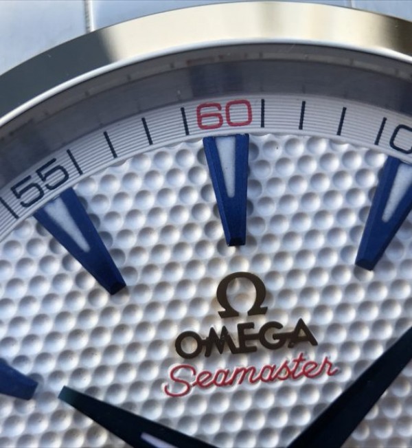 Replica Omega Seamaster 150M Ryder Cup White Textured Dial SS Bracelet A8500 - Top club