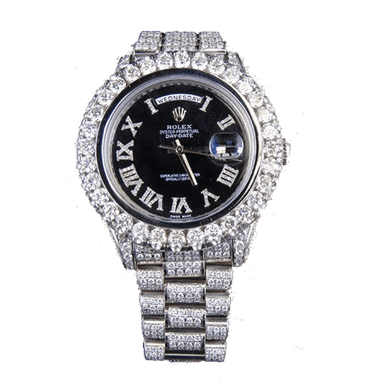 Rolex Day-Date 218239 Fully Iced Out Replica - Elite Watch Atelier