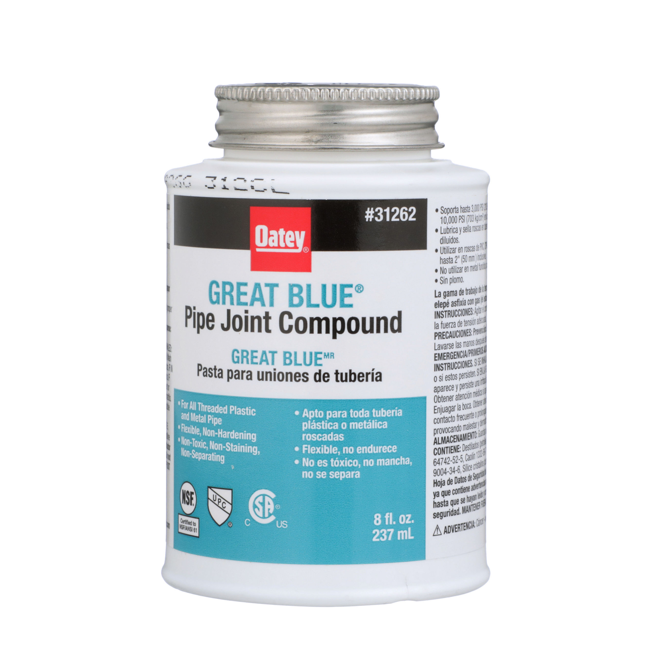 Oatey Great Blue 8 Fl. Oz. Blue Pipe Compound
