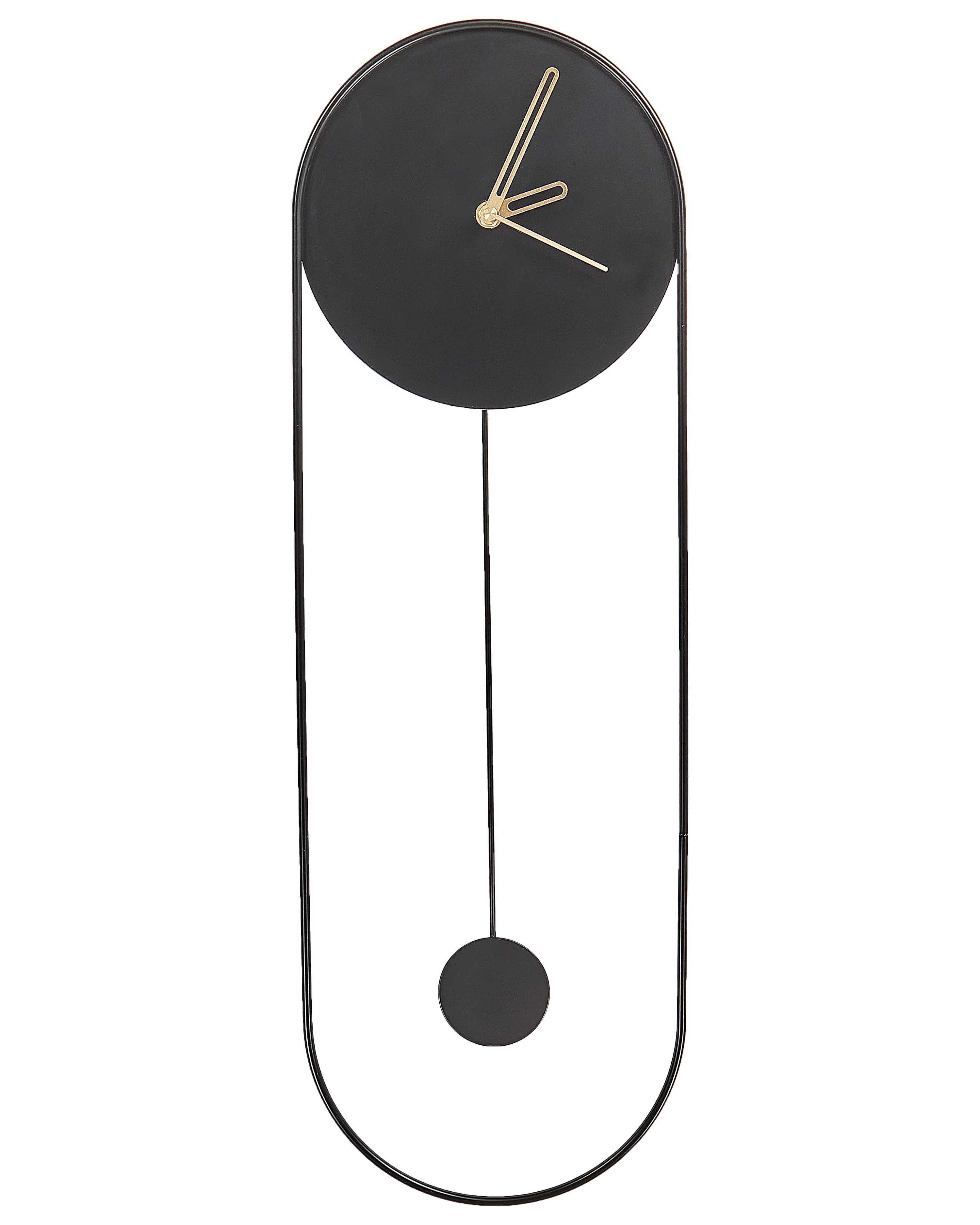 Wall Clock SALVAN 20 cm Metal Black