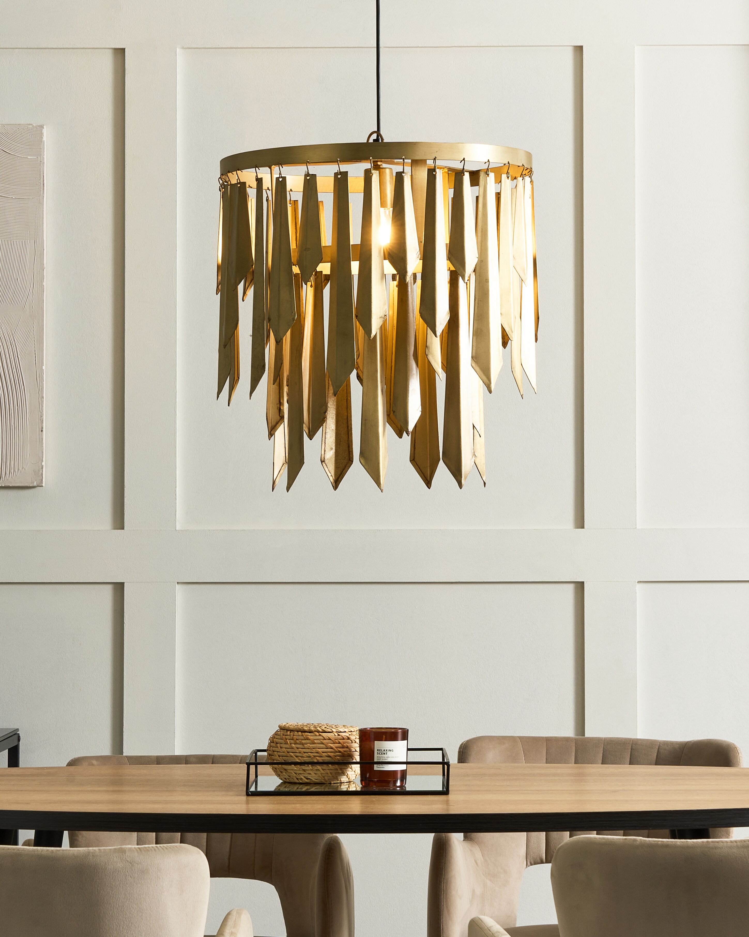 Chandelier CHAMBAL Metal Brass