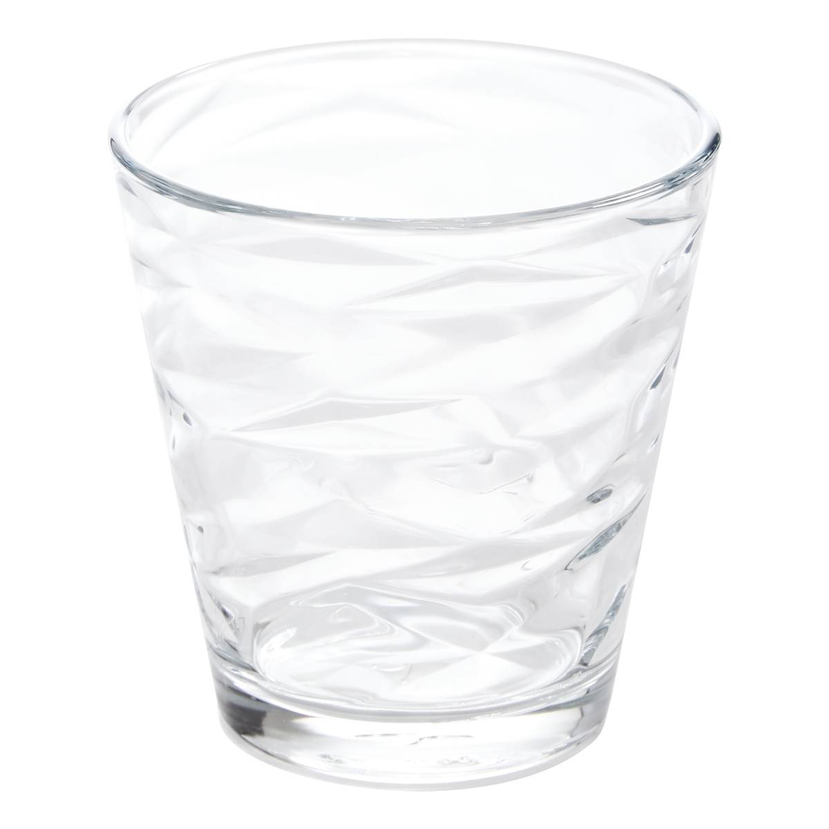 Set of 6 low tumblers "Pedr'Eau" 250 ml, glass, Transparent